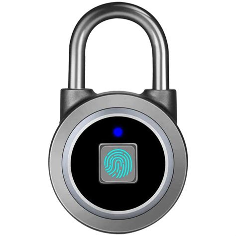 padlock with fingerprint recognition